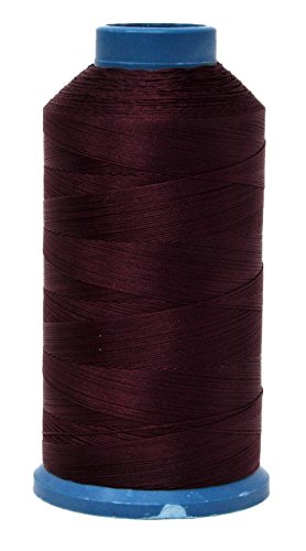 Bonded Nylon Thread - 1500 Meters - #69 - Burgundy Heavy Duty Leather —