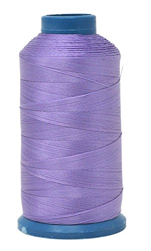 Haobase Black Bonded Nylon Sewing Thread 1500 Yard Size T70 #69