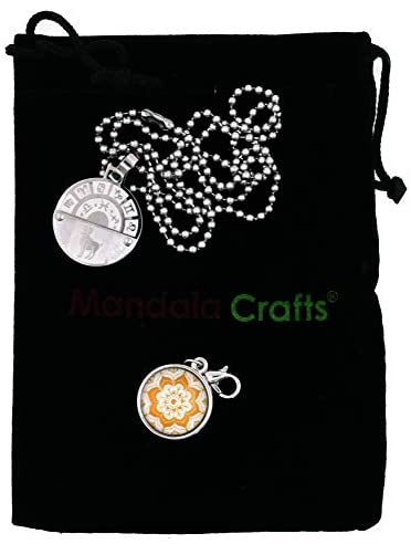 Mandala Crafts Zodiac Constellation Jewelry Pendant Necklace, Horoscope Gift for Men and Women (Cancer)