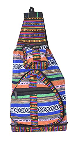 Mandala Crafts Boho Sling Bag for Women - Bohemian Shoulder Backpack - Hippie Boho Sling Backpack for Men Daypack