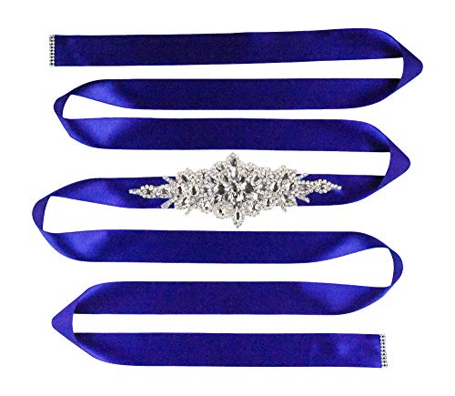 Wedding Dress Belt - Bridal Belt for Women Wedding Gown - Bridal Rhinestone Belts for Dresses by Mandala Crafts