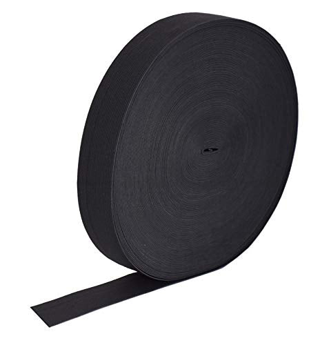Black Flat Stretch Strap Spool for Waistbands