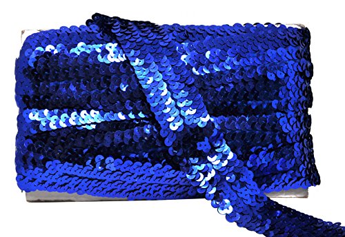 Blue Dress Embellish Sequin Ribbon