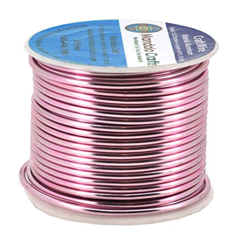 Mandala Crafts 12 14 16 18 20 22 Gauge Anodized Jewelry Making Beading Floral Colored Aluminum Craft Wire