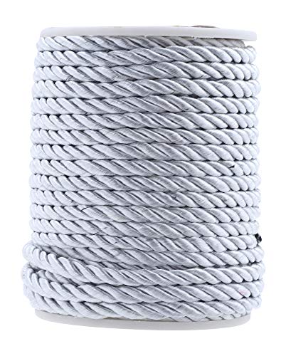Silver Rayon Twisted Cord