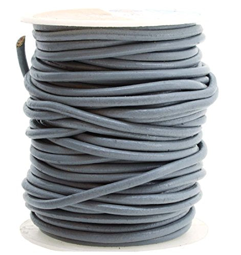 Gray Rawhide Rope for Jewelry Making
