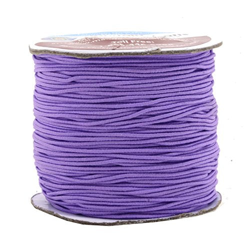 1mm Multicolor Round TPU Crystal Elastic Beading String Rope Cord