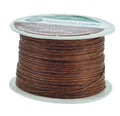 Brown Waxed Cotton Cord Thread