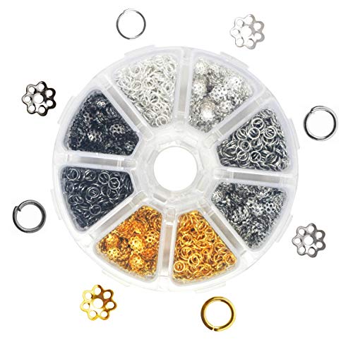 End Cap Bead Set for Jewelry Making