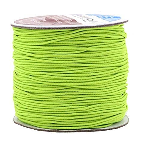 Lime Green Stretchy String for Jewelry Making