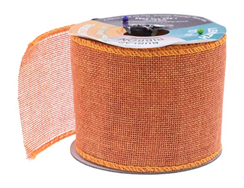 Orange Fall Wired Ribbon