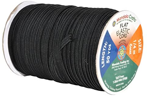 Side View of Elastic Cord Roll