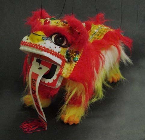 Chinese dragon marionette puppet