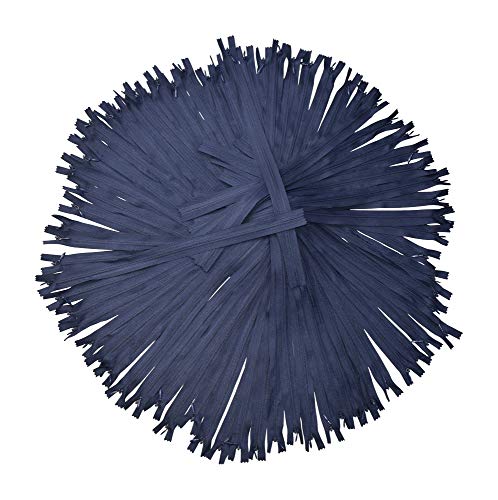 Black Nylon Invisible Zipper for Sewing, Bulk Hidden Zipper Supplies; by Mandala Crafts