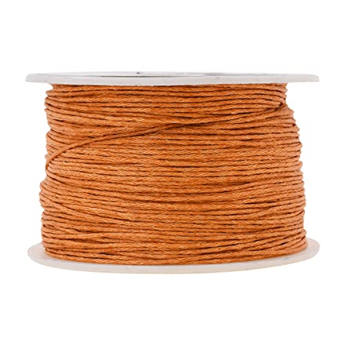 Waxed cotton cord - 1mm - Brown