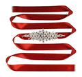 Wedding Dress Belt - Bridal Belt for Women Wedding Gown - Bridal Rhinestone Belts for Dresses by Mandala Crafts