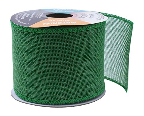Green Fall Wired Ribbon