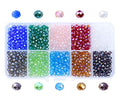 Mandala Crafts Bicone Crystal Beads for Jewelry Making Faceted Bicone Crystal Glass Beads for Jewelry Making Crafts Beading