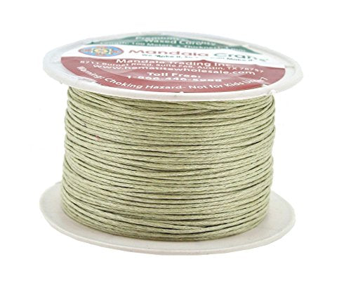 PH PandaHall 100 Yards 1mm Waxed Cotton Cord Thread Beading String for  Bracelet Necklace Making Crafting Beading Macrame Vase Decor, Burlywood