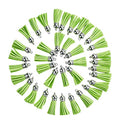Lime Green Tassel with Loop for Keychains
