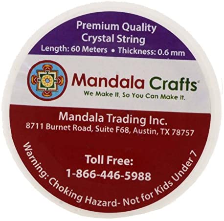 Mandala Crafts Crystal String