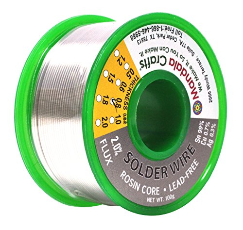 Rosin Core Lead Free Solder Wire for Electrical, Electronic, Connector, PCB Soldering; Sn97 Cu0.7 Ag0.3