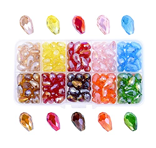 Mandala Crafts Bicone Crystal Beads for Jewelry Making Faceted Bicone Crystal Glass Beads for Jewelry Making Crafts Beading