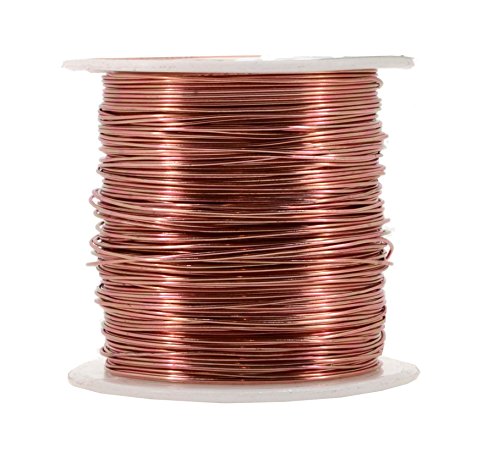 Copper Wire, 22 Gauge Round Wire for Making Jewlery, Non Tarnish Wire, 18  Yard Spool, Wire Wrapping Supplies, Pure Copper Wire, Thin Wire 
