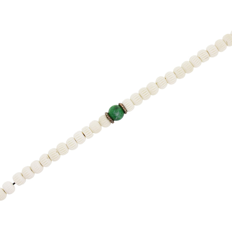 Mandala Crafts 108 Tibetan Buddhist Prayer Beads for Men Women - Yak Bone Mala Beads Necklace for Mala Meditation Beads Yoga Beads