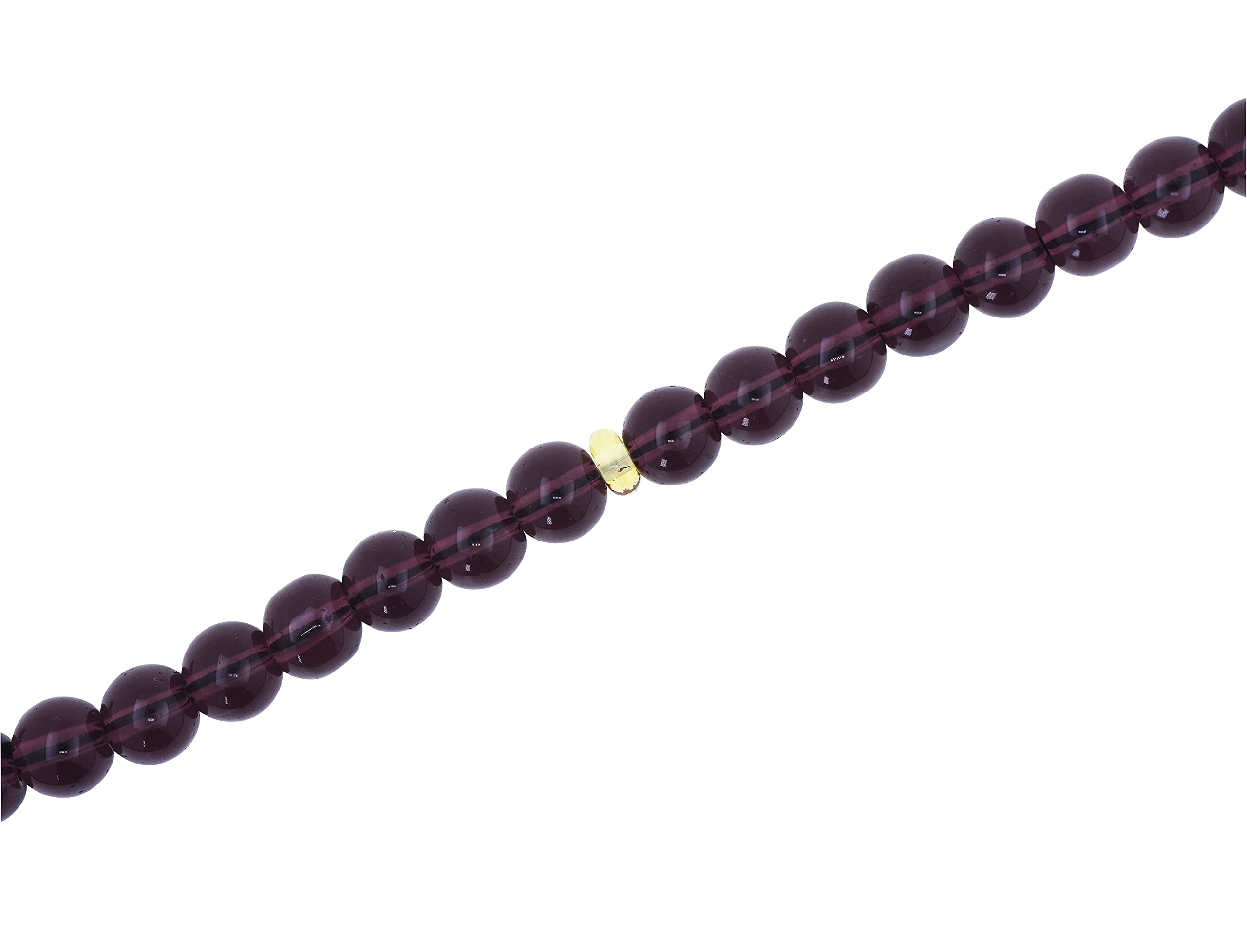 Purple Glass Tasbih Prayer Beads - Misbaha Beads Muslim Prayer Beads for Men and Women - Islamic Prayer Beads Tasbih Beads Necklace