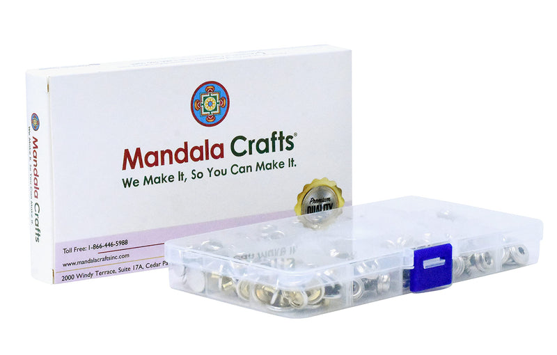 Mandala Crafts Adjustable DIY Worm Gear Hose Clamps – 304