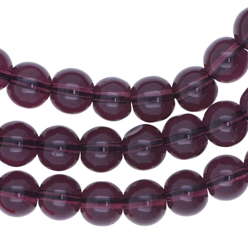 Purple Glass Tasbih Prayer Beads - Misbaha Beads Muslim Prayer Beads for Men and Women - Islamic Prayer Beads Tasbih Beads Necklace