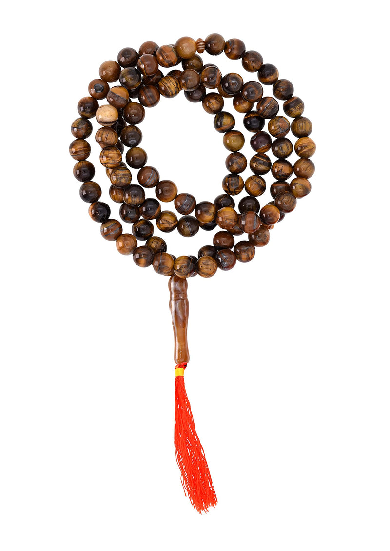 Tasbih Prayer Beads - Misbaha Beads Muslim Prayer Beads for Men and Women - Islamic Prayer Beads Tasbih Beads Necklace (Tiger Eye)