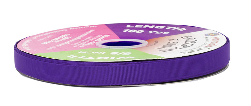 Solid Grosgrain Ribbon, 3/8-Inch, 50 Yards, Lavender – Party Spin