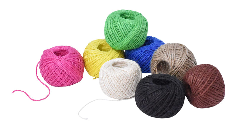 Colored Jute Twine for Crafts Jute Rope Natural Hemp Cord for
