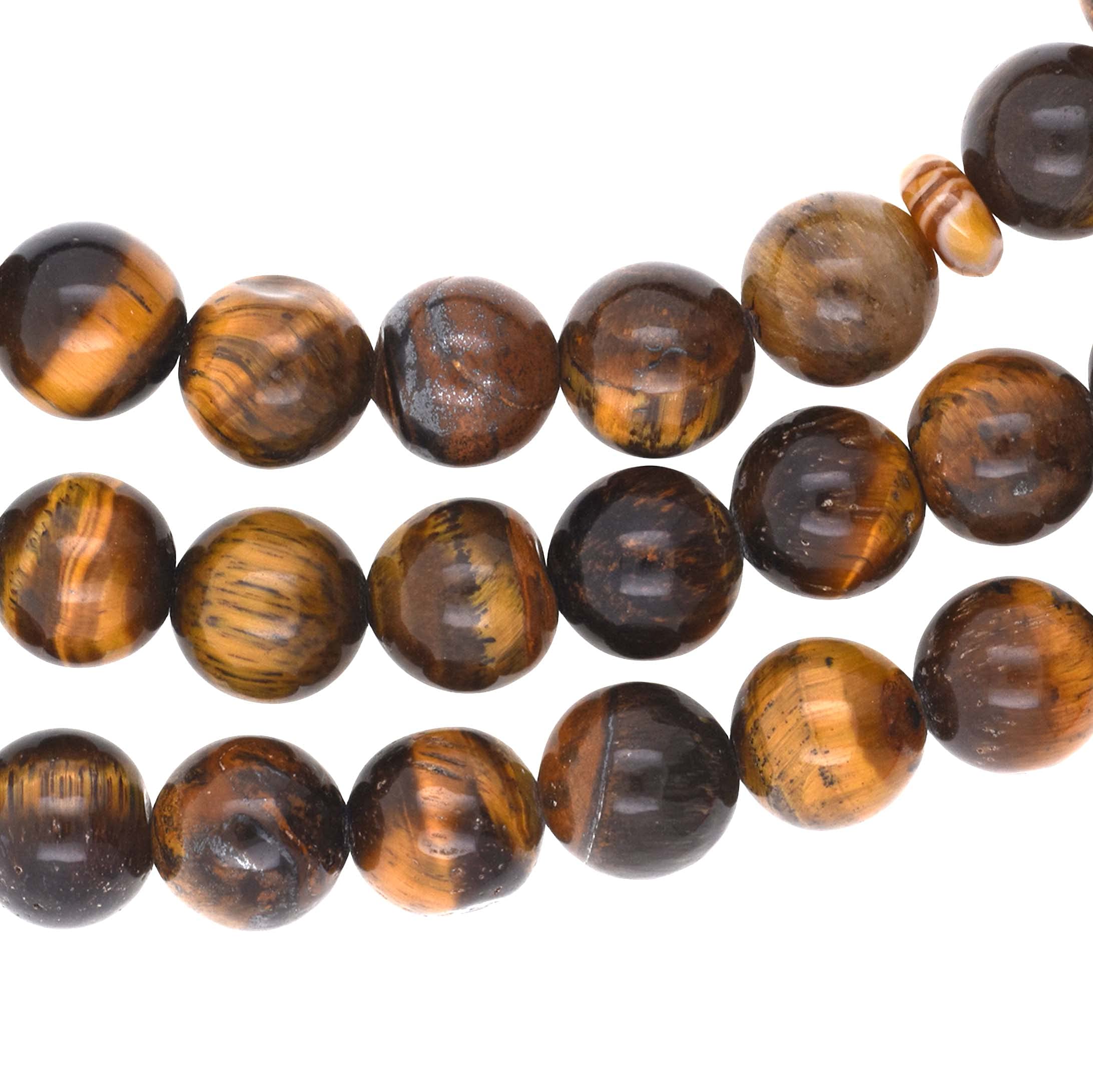 Tasbih Prayer Beads - Misbaha Beads Muslim Prayer Beads for Men and Women - Islamic Prayer Beads Tasbih Beads Necklace (Tiger Eye)