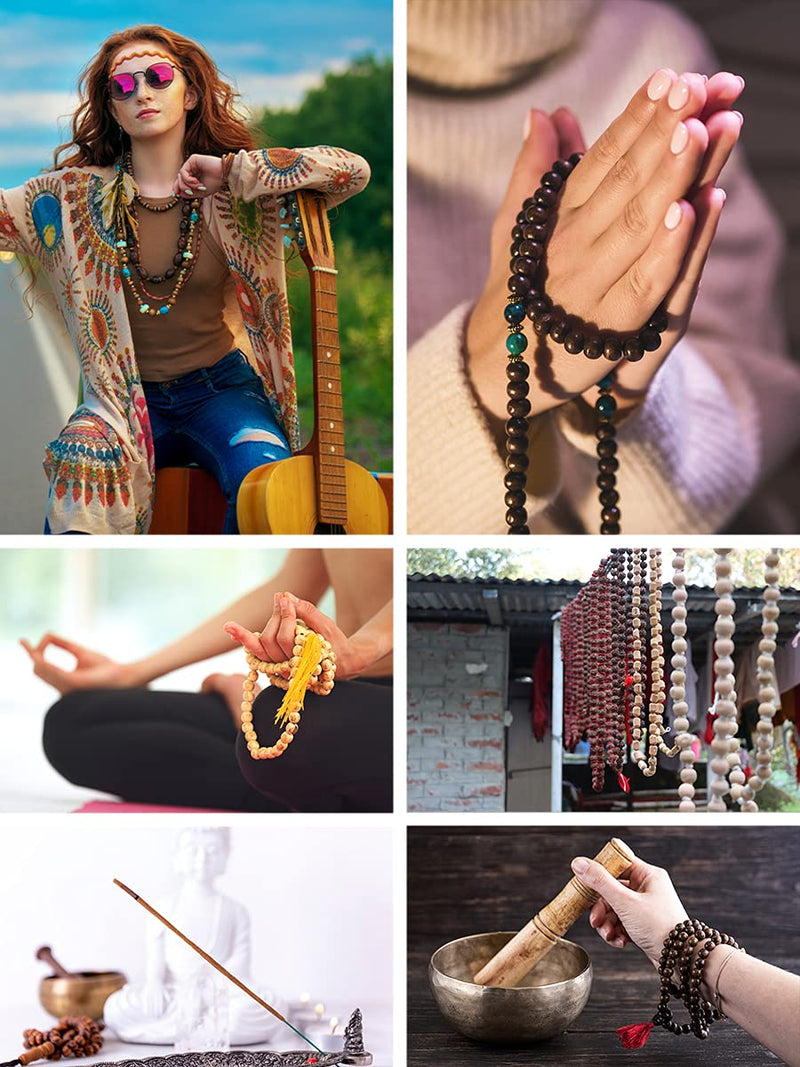 Mala Prayer Beads, Meditation Beads, 108 Mala Prayer Necklace