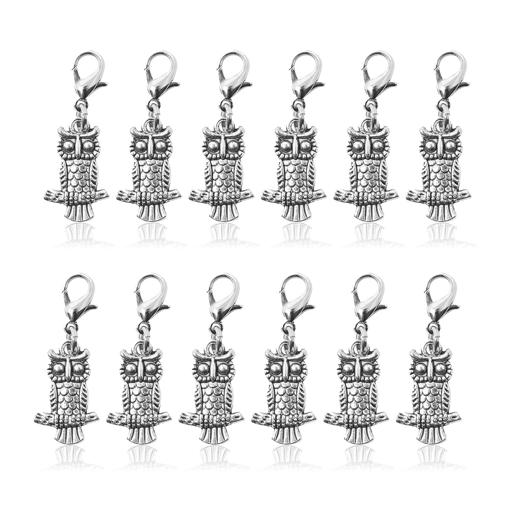 Mandala Crafts 12 PCs DIY Stainless Steel Charms for Jewelry