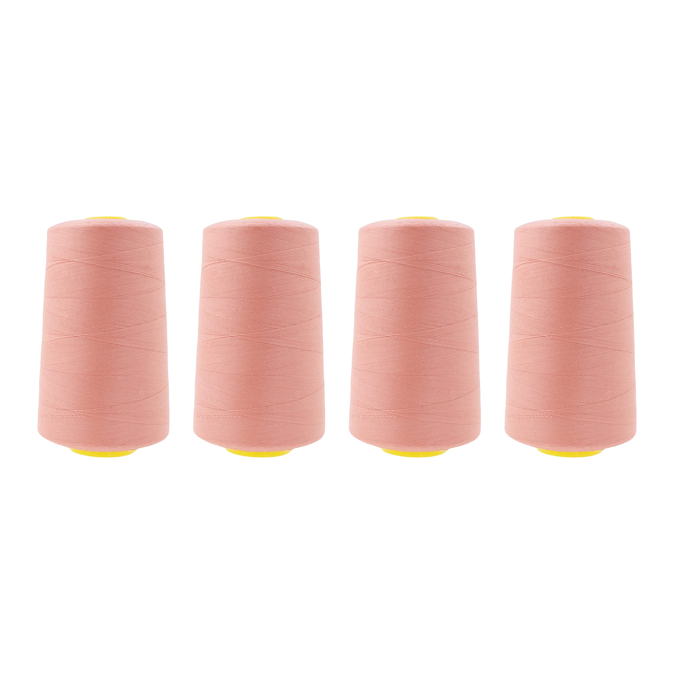 Mandala Crafts All Purpose Sewing Thread Spools - Serger Thread Cones 4 Pack – Polyester Thread for Overlock Sewing Machine Quilting