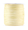Mandala Crafts Nylon Satin Cord, Rattail Trim Thread for Chinese Knotting, Kumihimo, Beading, Macrame, Jewelry Making, Sewing