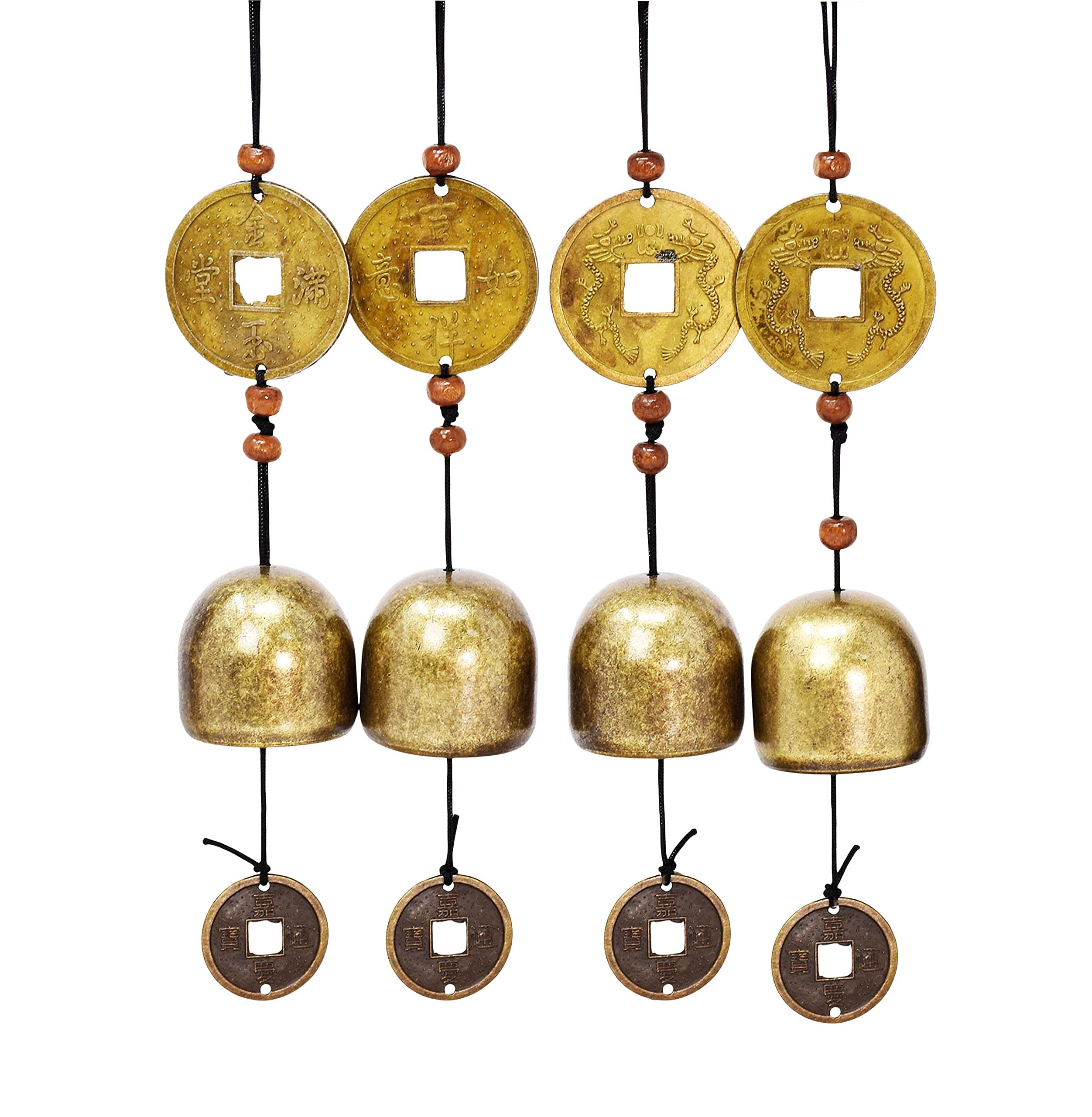 Chinese Gong - Mini Gong with Stand - Zen Art Brass Feng Shui Desktop Gong with Stand Asian Gong Bell for Home Decoration Fortune Bell