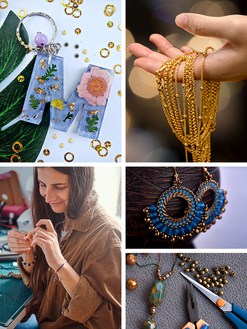 Mandala Craft Metal Spacer Beads for Jewelry Making Bulk Pack
