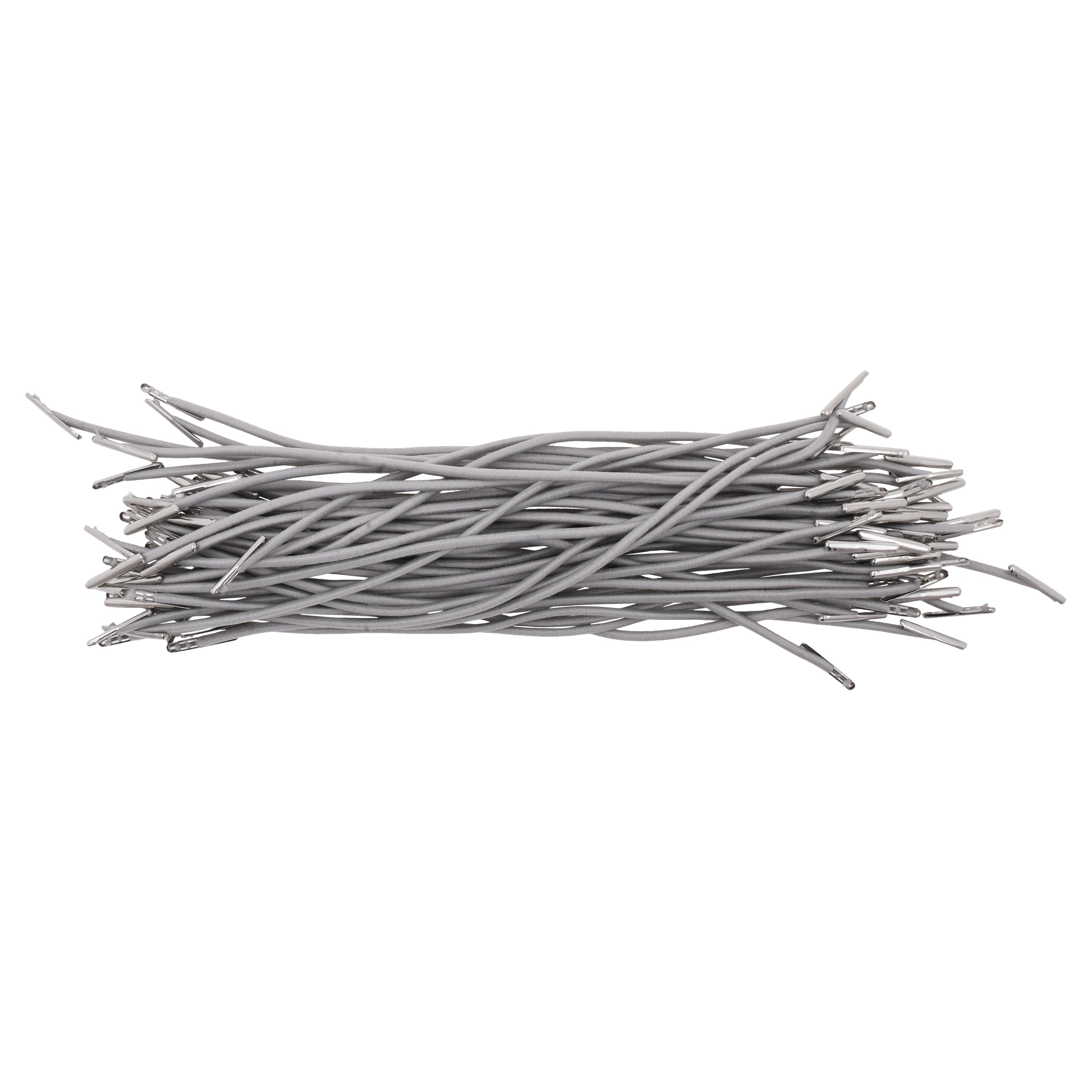 Mandala Crafts Elastic Barbed Cord, Stretch Loop Band with Metal Ends for Masks, Hats, Menus, Badges, Signs