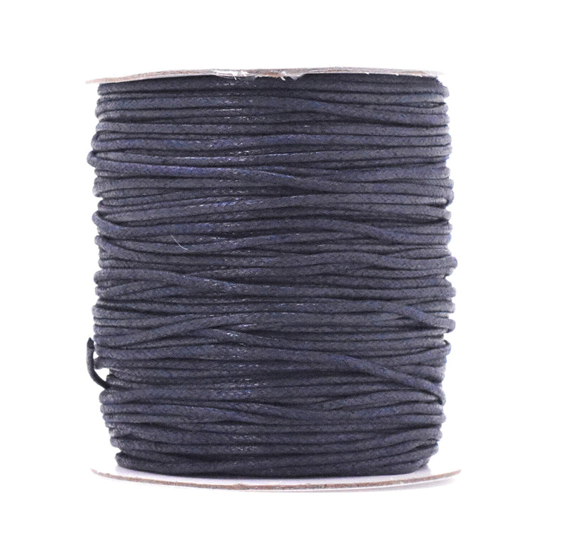 Mandala Crafts Size 1.5 mm Waxed Cord for Jewelry Making Necklace String - Wax Cord for Jewelry String Bracelet Cord - 109 Yards Waxed Cotton Cord for Jewelry Making