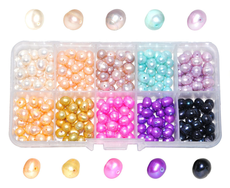 Mudra Crafts Real Freshwater Cultured Pearls for Jewelry Making