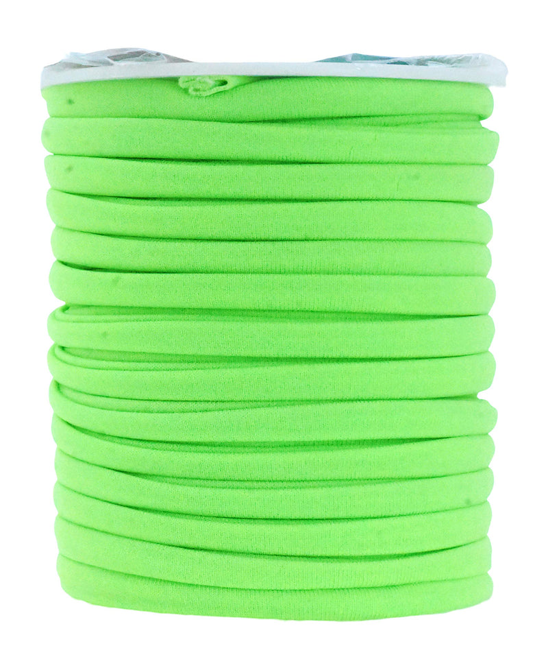 Mandala Crafts 1mm Elastic Cord Stretchy String for Bracelets, Necklaces, Jewelry Making, Beading, Masks 109 Yards Lime Green
